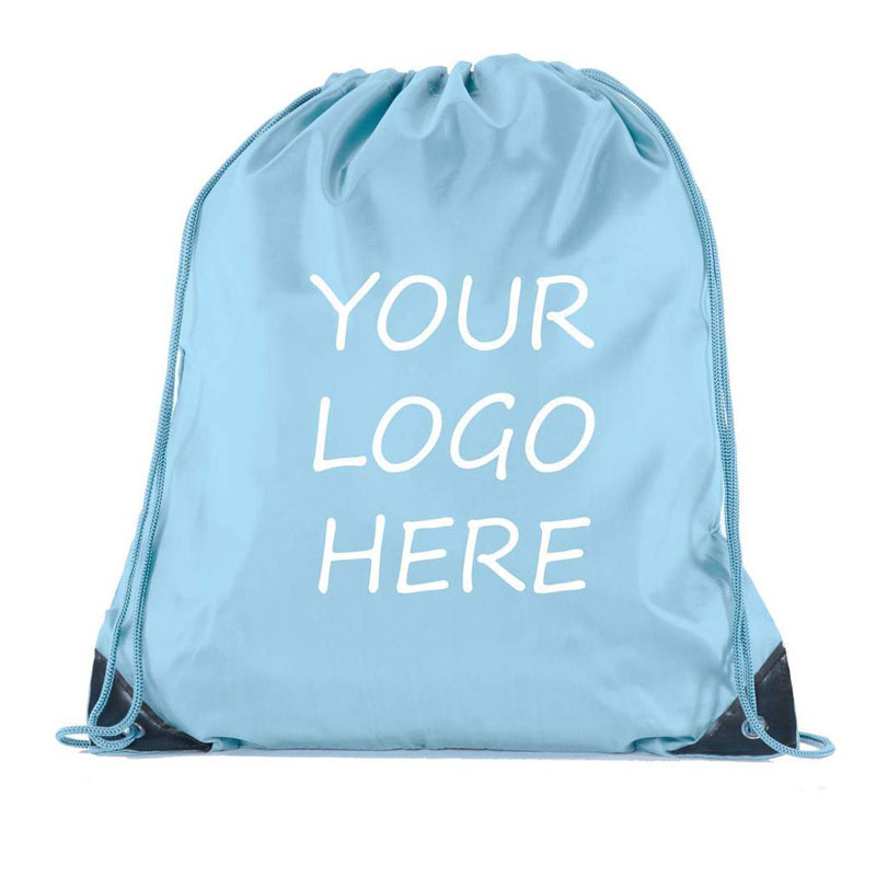 Bolsa con cordón de poliéster impermeable 190t