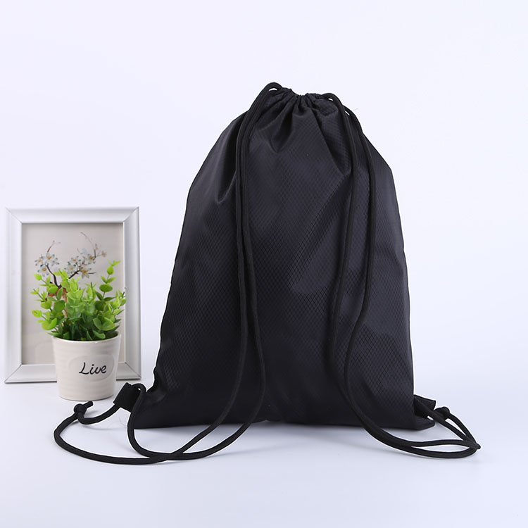 Bolsa con cordón de poliéster 190t