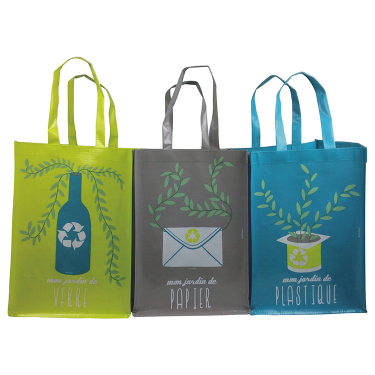 Bolsa de basura tejida PP de 3 bolsas