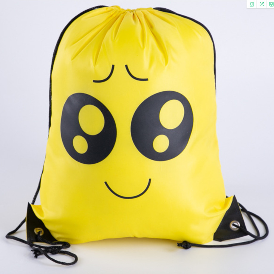 Lindo bolso con cordón de dibujos animados