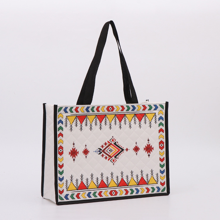 Bolsa laminada no tejida con impresión en color