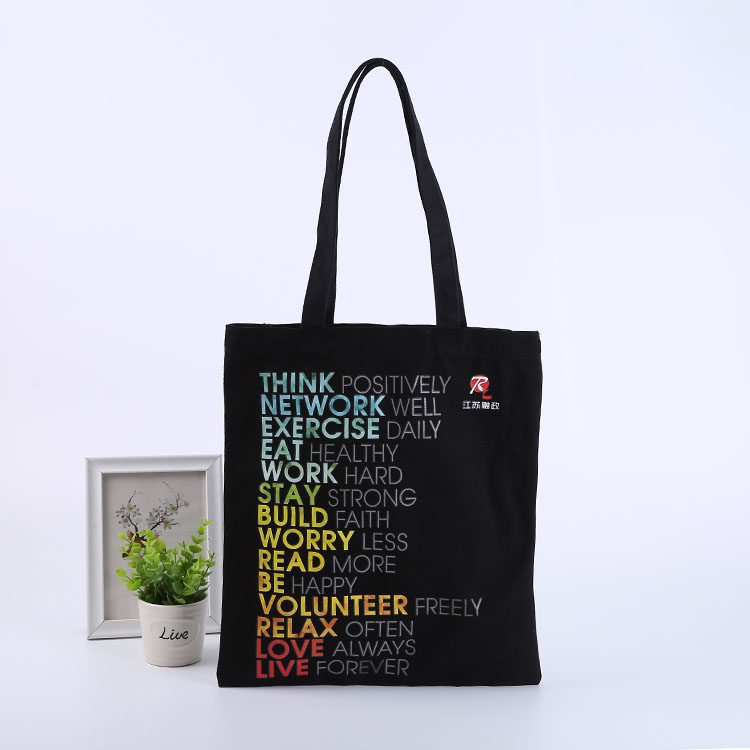 Bolso de compras de lona de algodón