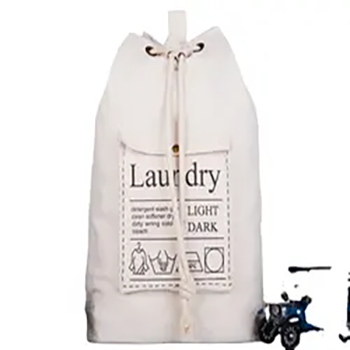 Bolsa con cordón de embalaje de lona