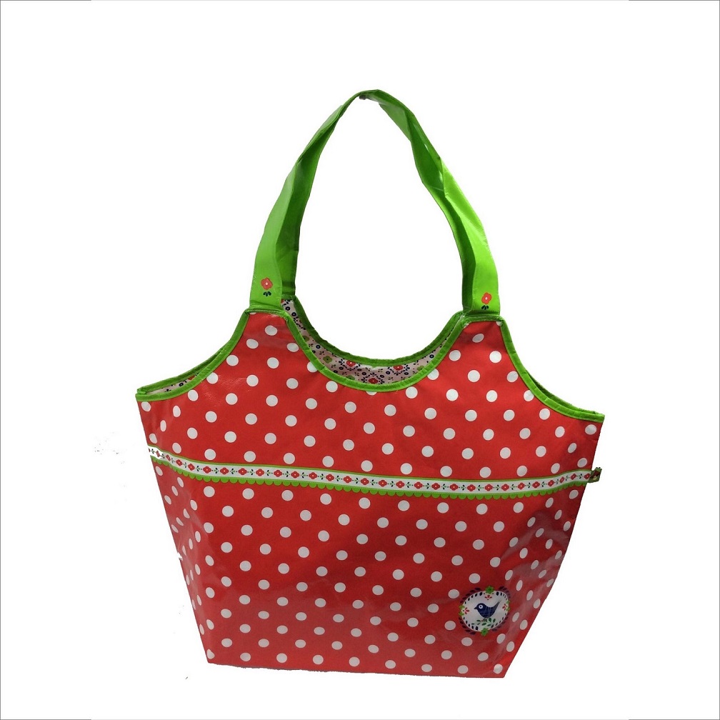 Bolso no tejido con doble revestimiento
