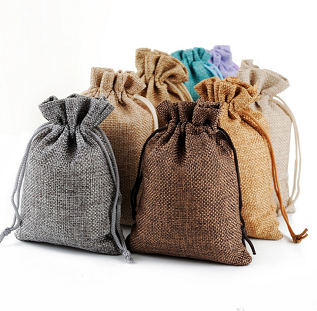 Bolsa de lino duradera