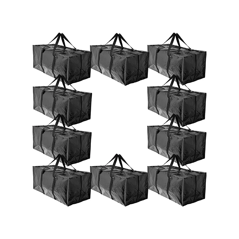 Bolsas de compras personalizables reutilizables de tela no tejida con eco-amigable con estampados de logotipo con estampados de logotipo