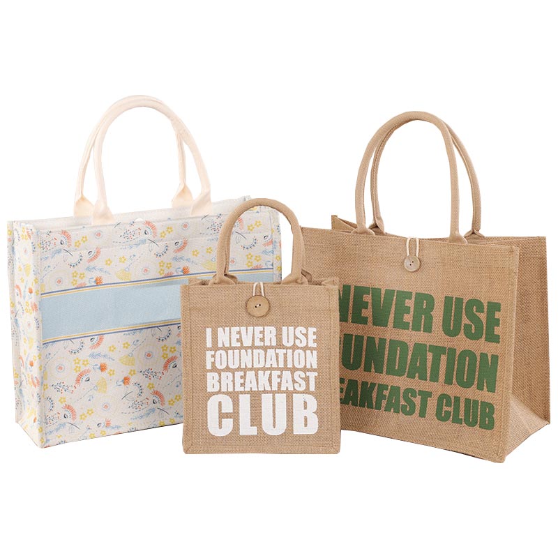 Bolsa de arpillera de yute ambiental