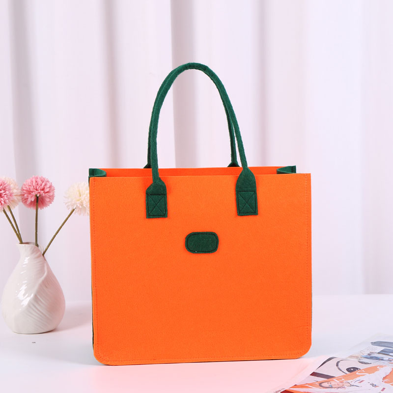 Bolso tote de mano de fieltro