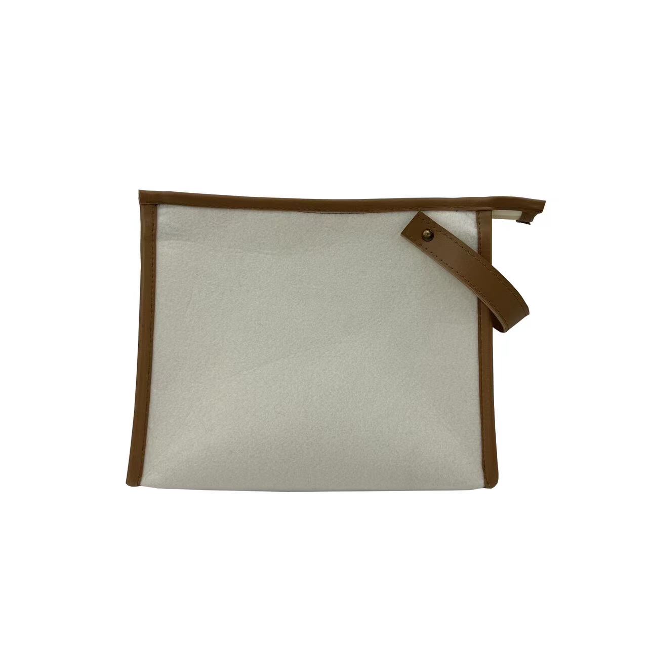 Bolsa de maquillaje de fieltro Bolsa con cremallera para bolsa de lápiz