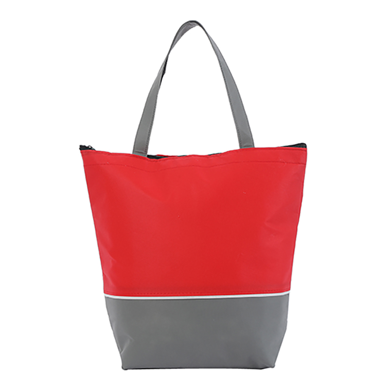 Bolsa de asas más fresca gris-roja