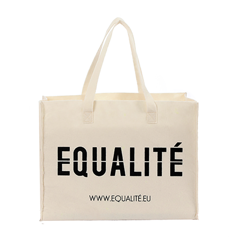 Bolso tote de fieltro de gran capacidad