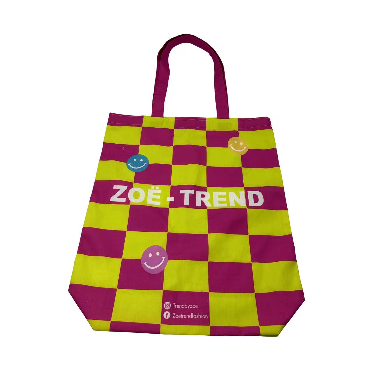 Bolsa de compras de algodón de lona