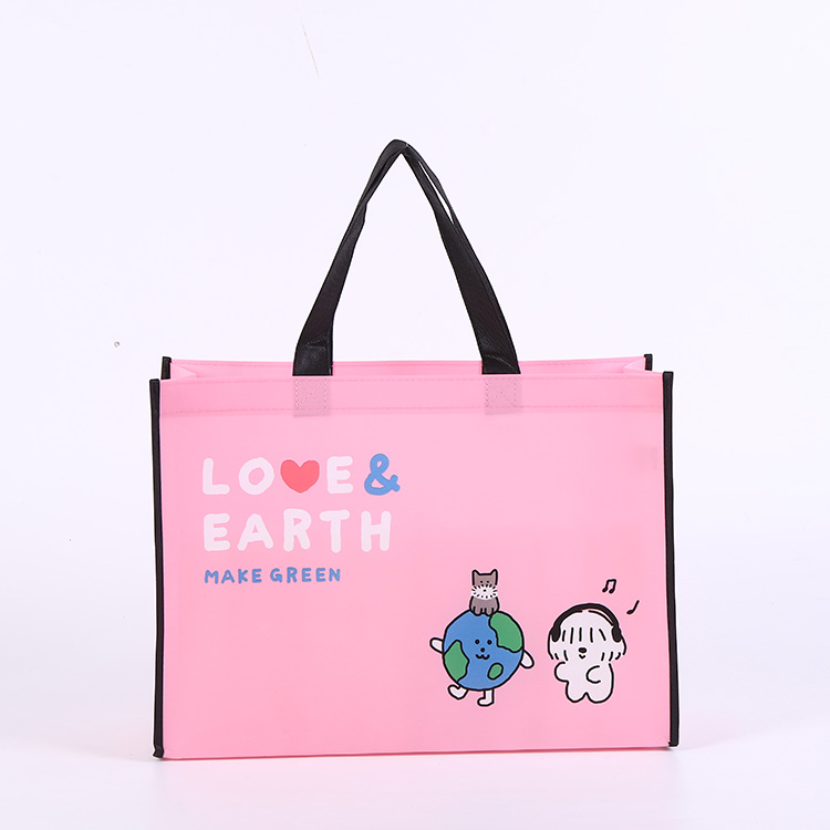 Bolso de compras laminado no tejido