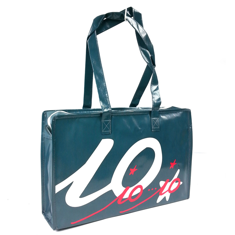 Bolsa de cremallera no tejida laminada