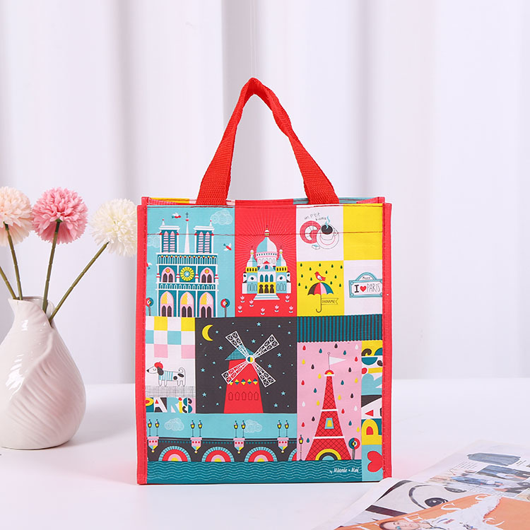 La bolsa de asas tejida de PP laminado