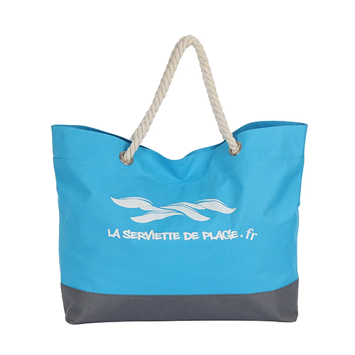 Bolsa de lona de algodón de gran capacidad.