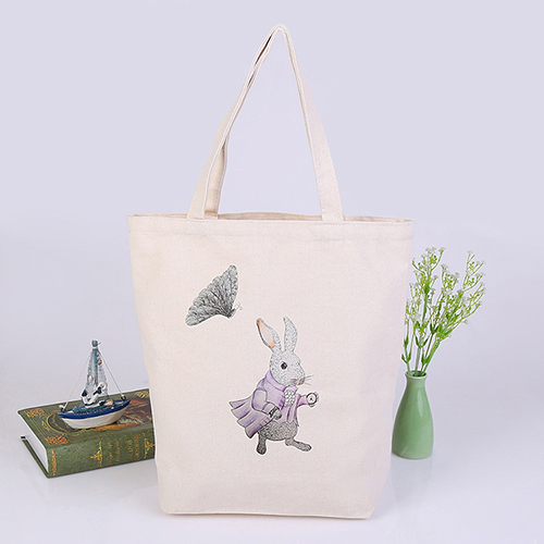 Bolso grande Tote de lona
