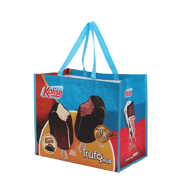 Bolsa de asas tejida de PP ligera
