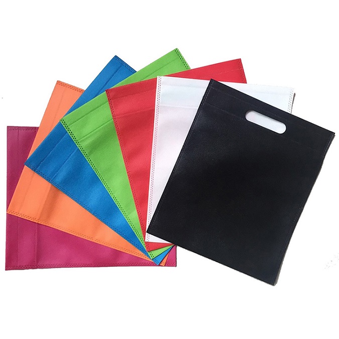 Bolso multicolor sólido de color sólido no tejido