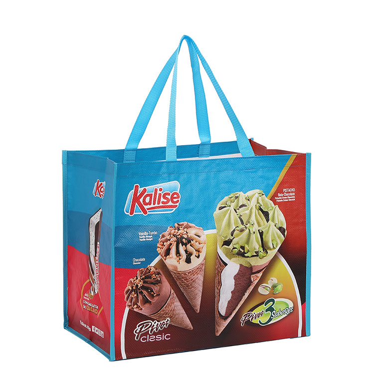 Bolso de mano tejido de PP grande multiusos