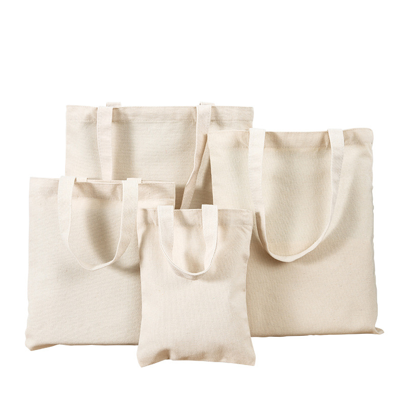 Bolso tote de lona de color liso Bolso de hombro de lona