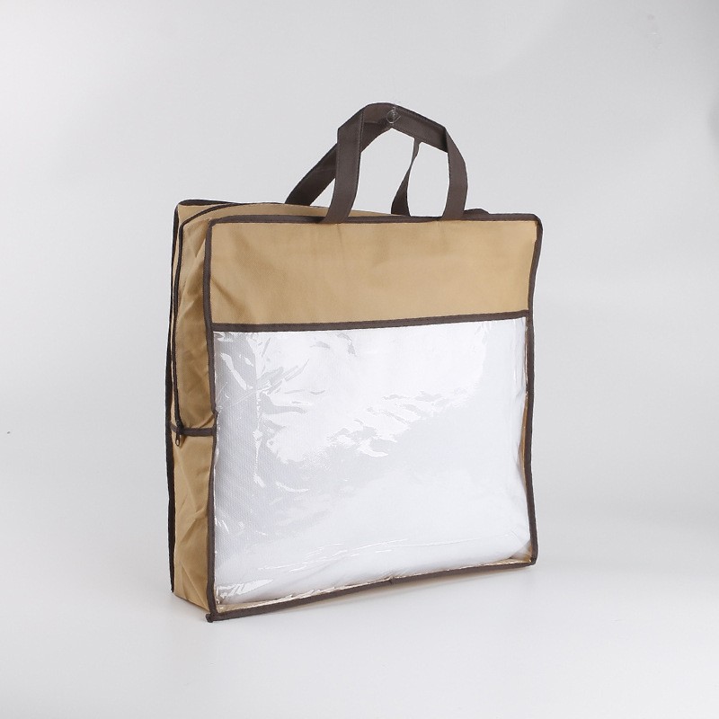 Bolsa de cremallera de almohada no tejida