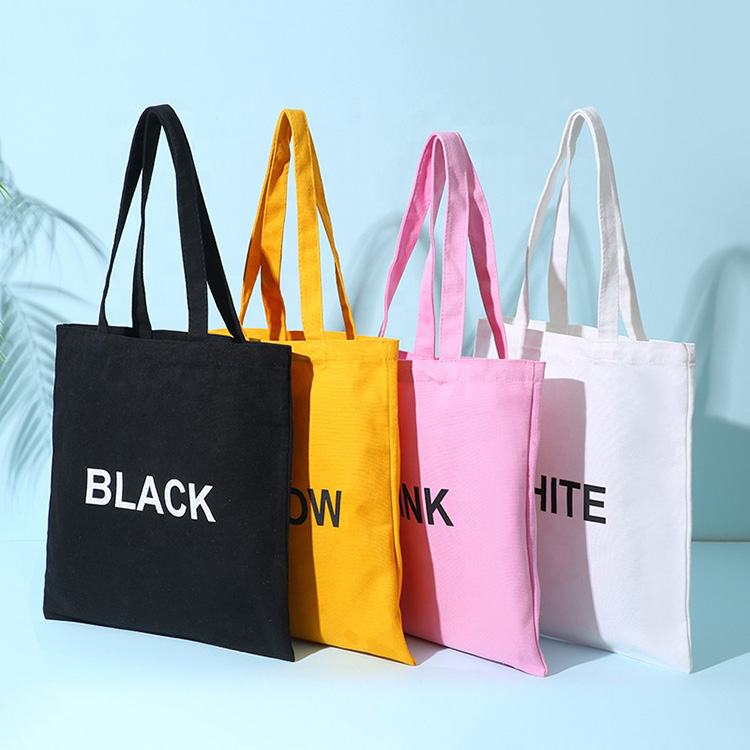 Bolsas de compras tipo tote de algodón orgánico con logotipos