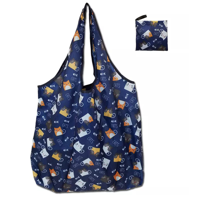 Bolso tote plegable de poliéster
