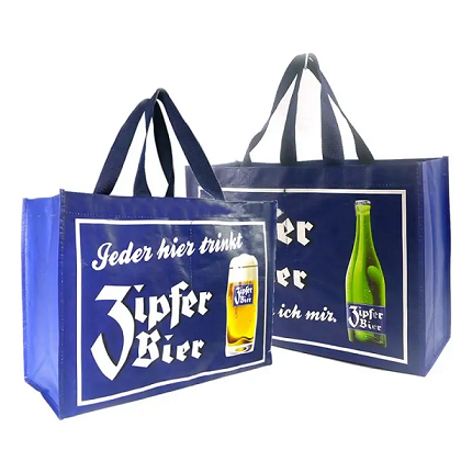 Bolsa de bolso impreso de comestibles laminado de PP tejido
