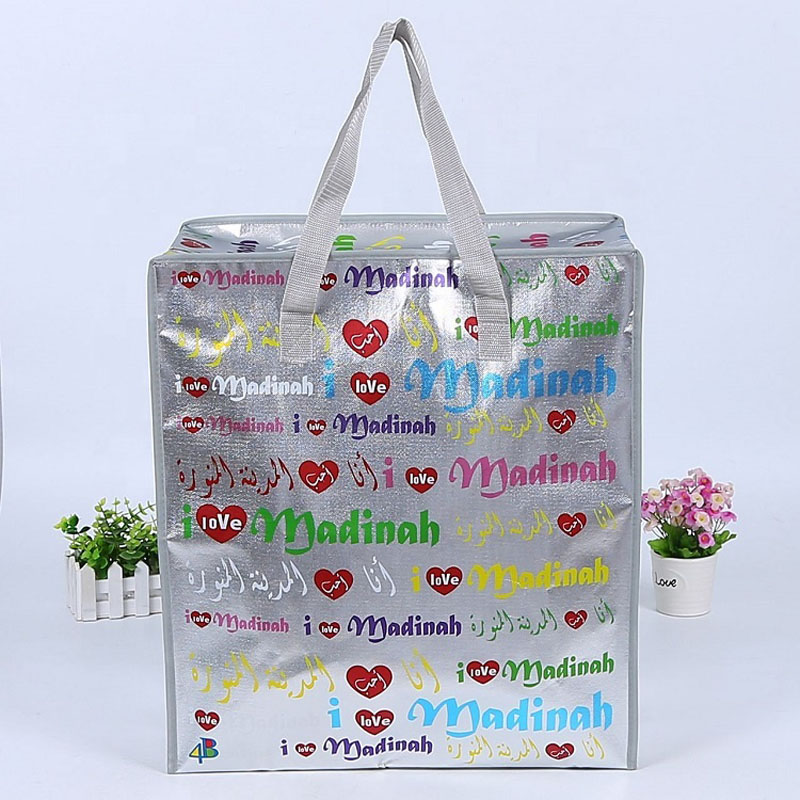 Bolsa de cremallera de equipaje tejido PP