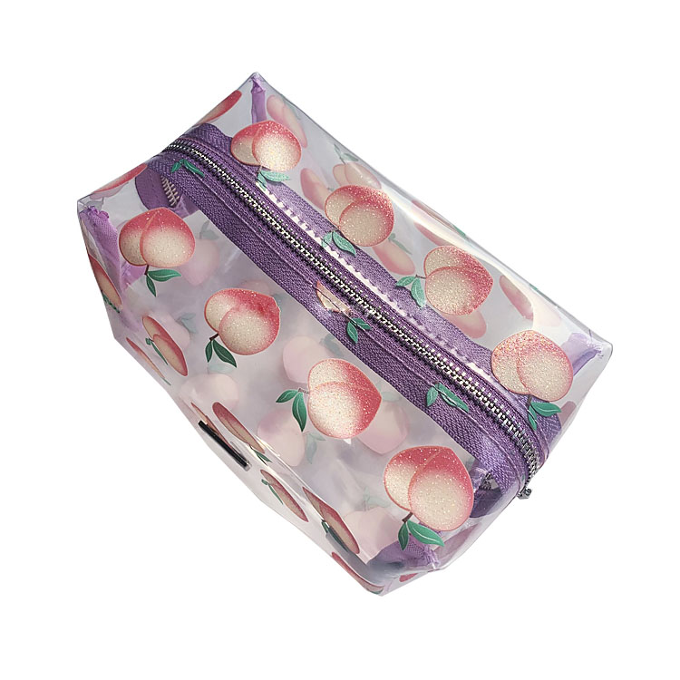Bolsa de cremallera cosmética de PVC
