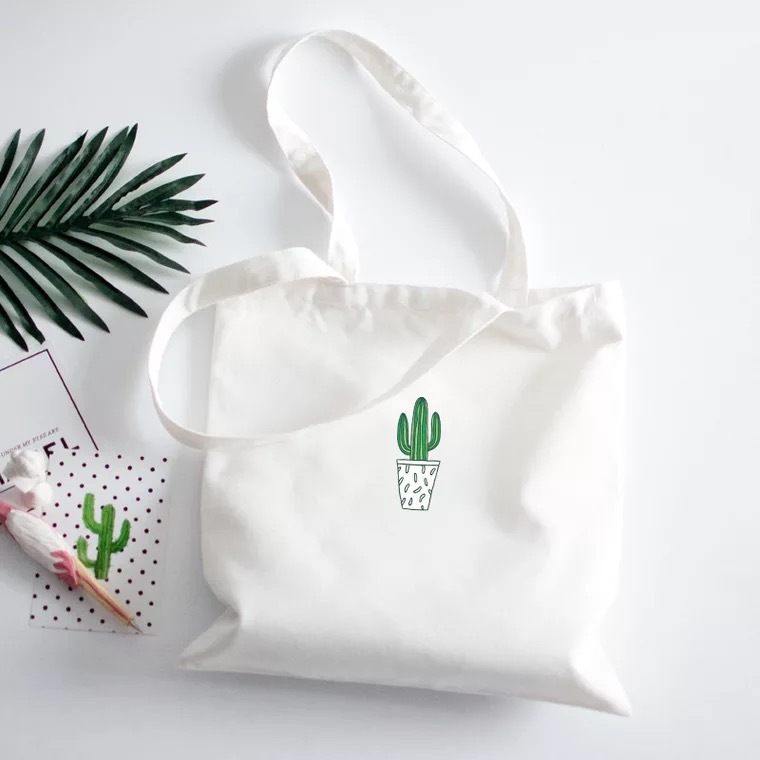 Bolsa de lona de algodón para comestibles