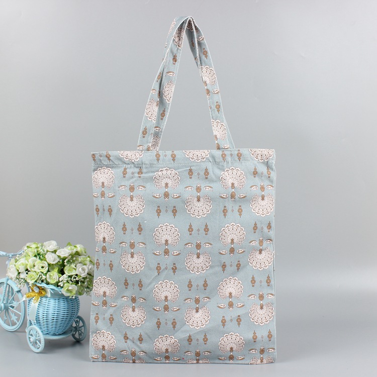 Bolso tote de lona reciclable
