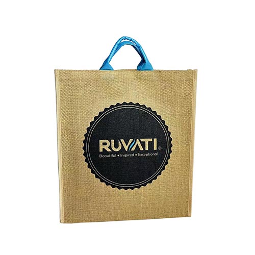 Bolsa Tote De Arpillera De Yute Reciclado