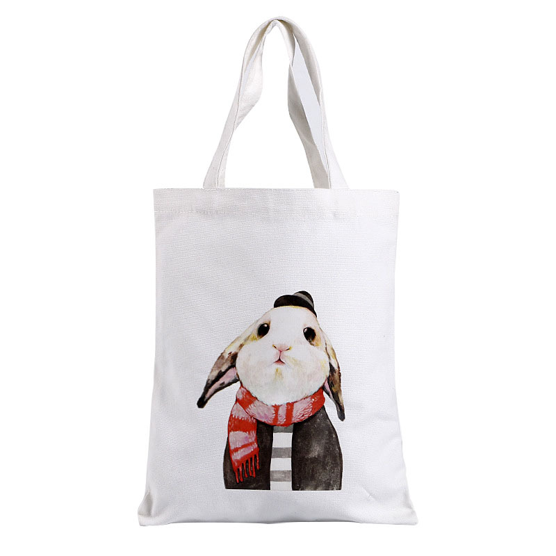 Bolso shopper de lona lisa reciclada