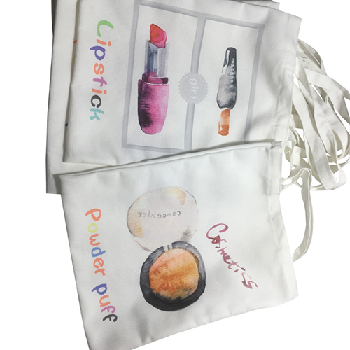 Bolsa de lona reutilizable para compras.