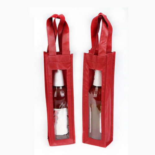 Bolsa de vino no tejida reutilizable