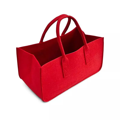 Bolso tote de fieltro con dos correas