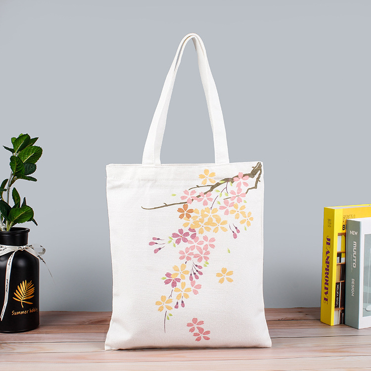Bolsa de asas de sublimación de lona de algodón