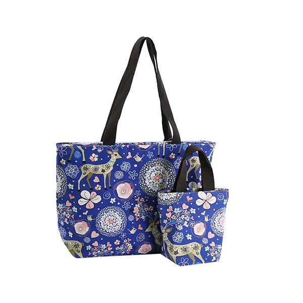 Bolso shopping de lona de algodón