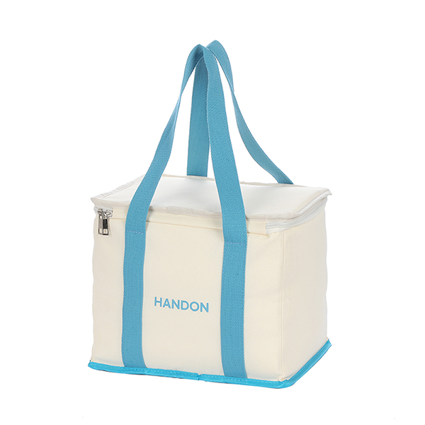 Bolsa enfriadora de almuerzo blanca