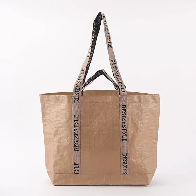 Bolsas tejidas de PP de color reutilizables de Morandi